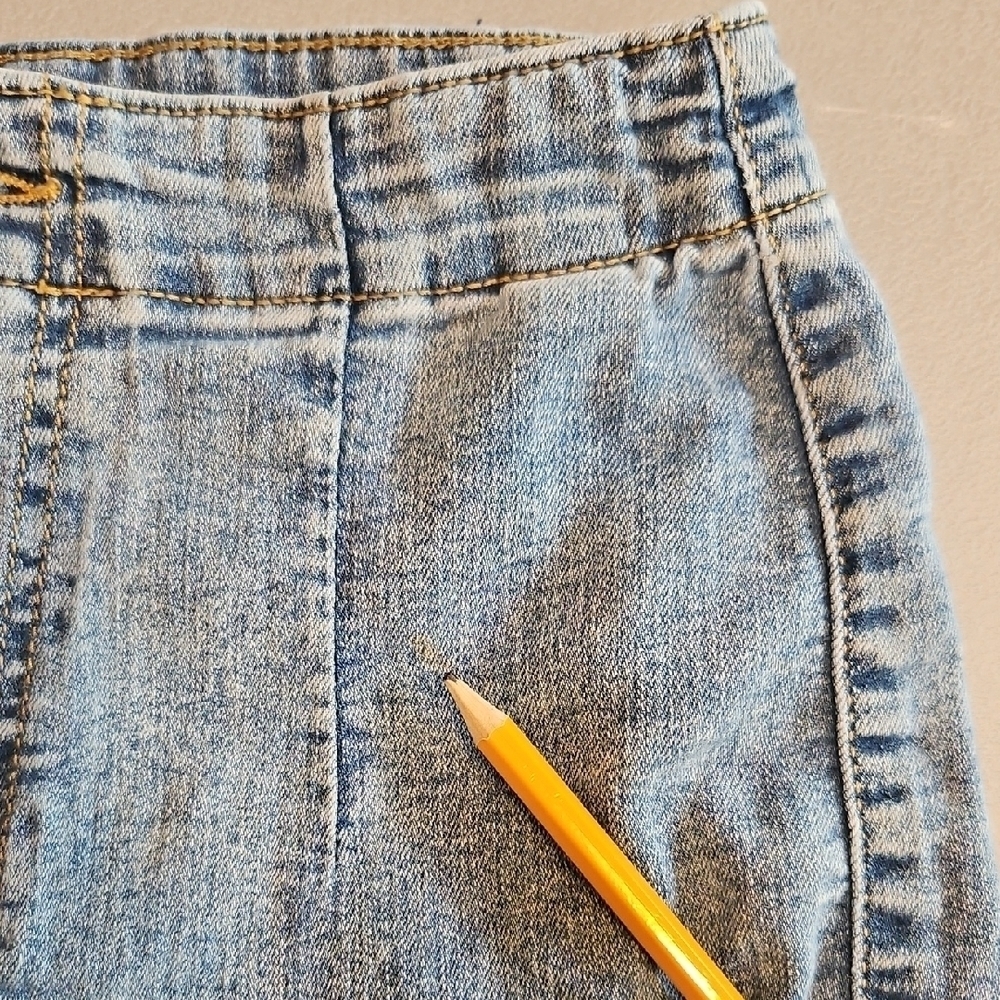 Wild Fable Blue Jean Shorts Distressed - Picture 7 of 7